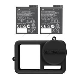 DJI - Osmo Action Extreme Battery Plus (2-pack) with Silicone Protector for Action 5 Pro /Action4/ 3 bundle