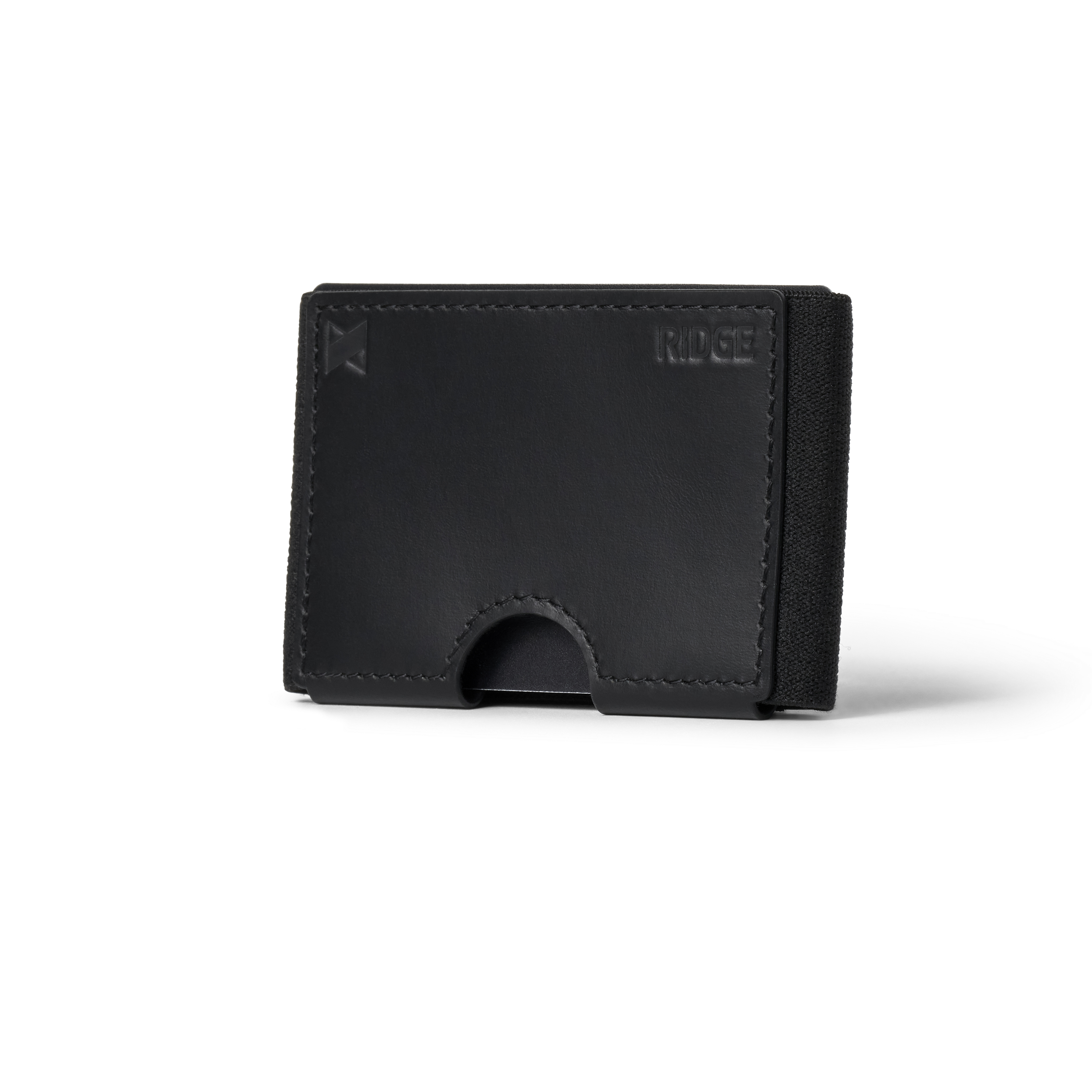 Front Zoom. The Ridge Wallet - RIDGE BIFLEX - MKBHD - Black.