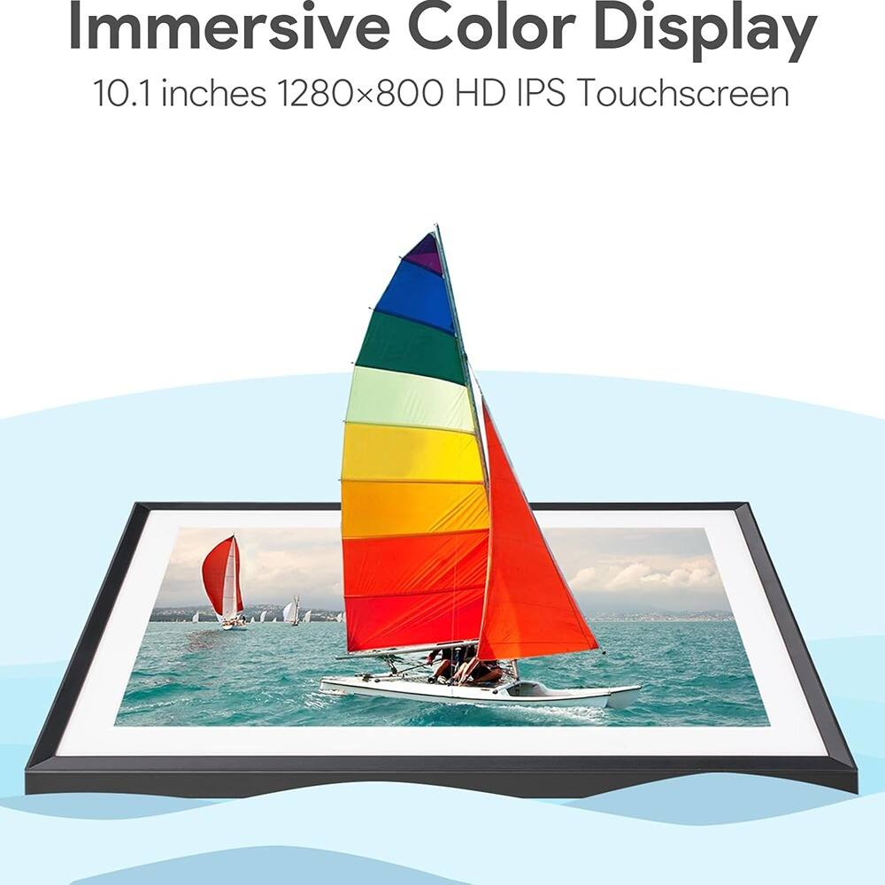 Immersive Color Display  
10.1 inches 1280x800 HD IPS Touchscreen