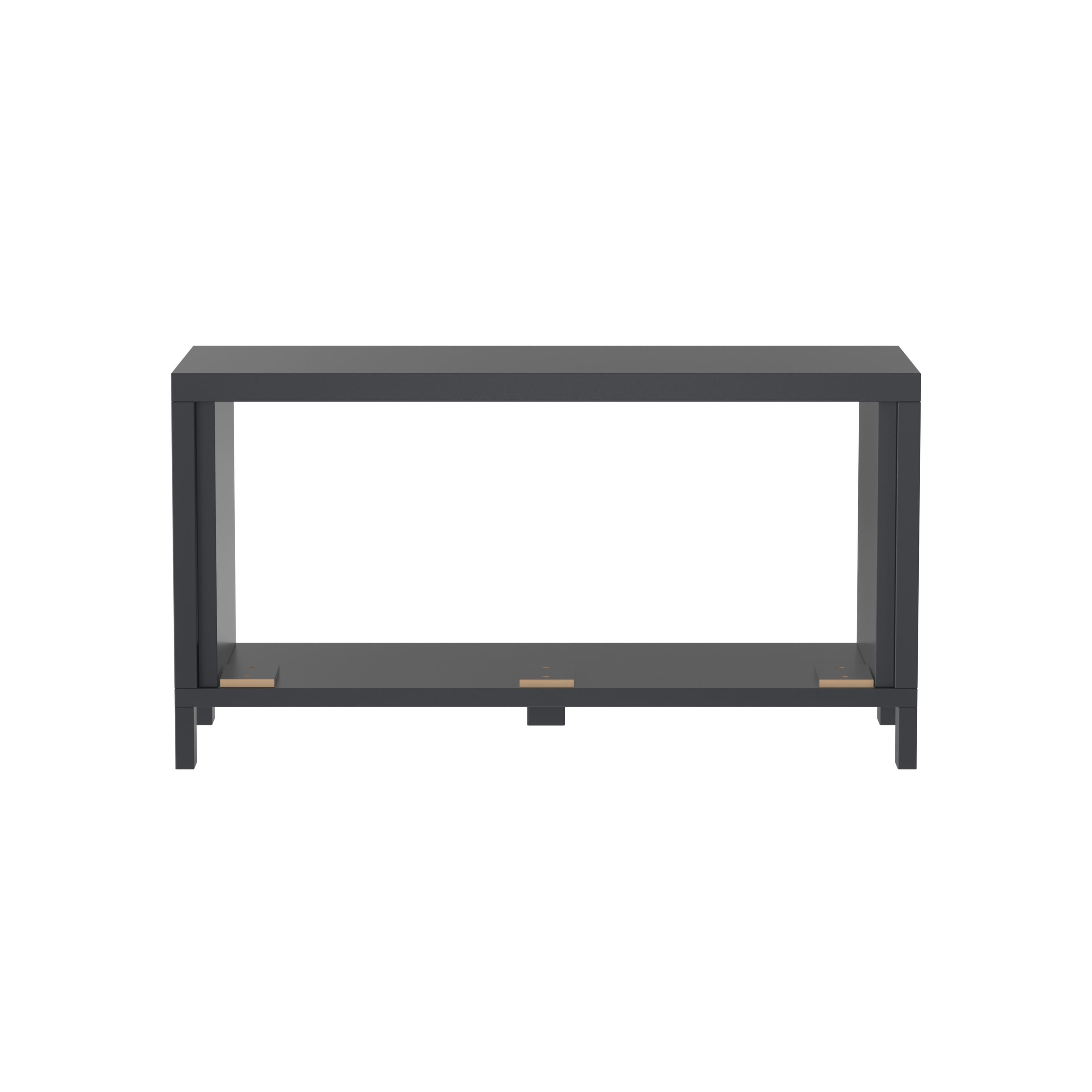 Ihomeadore - 38-inch Modern Balck TV Stand - Black