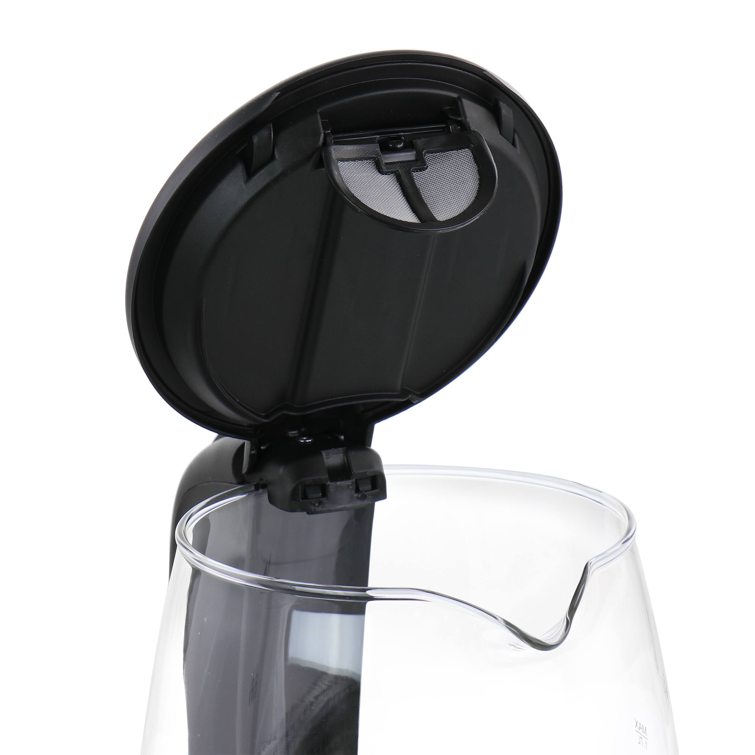 Better Chef - 1.7 Liter 360 Degree Glass Cordless Electric Kettle - Silver - Thumbnail 4