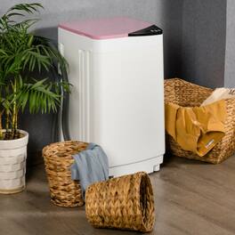 7.7 lbs Freestanding Full-Automatic Portable Washer with UV and Ultrasonic
