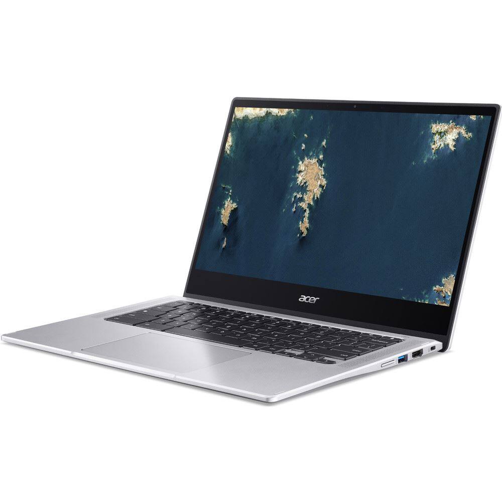 Left. Acer - Chromebook Spin 314 CP314-1HN-P138 14" Touchscreen Laptop Intel Celeron N6000 1.10GHz 8GB RAM 64GB SSD - Silver.