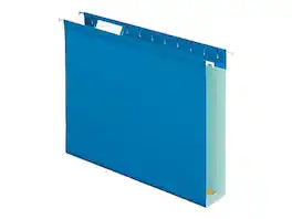Pendaflex - Hanging File Folders, 2" Expansion, Letter Size, 25/Box - Blue