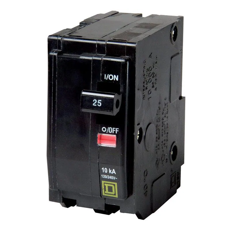 Schneider Electric Square D QO 25 amps Plug In 2 Pole Circuit Breaker ...