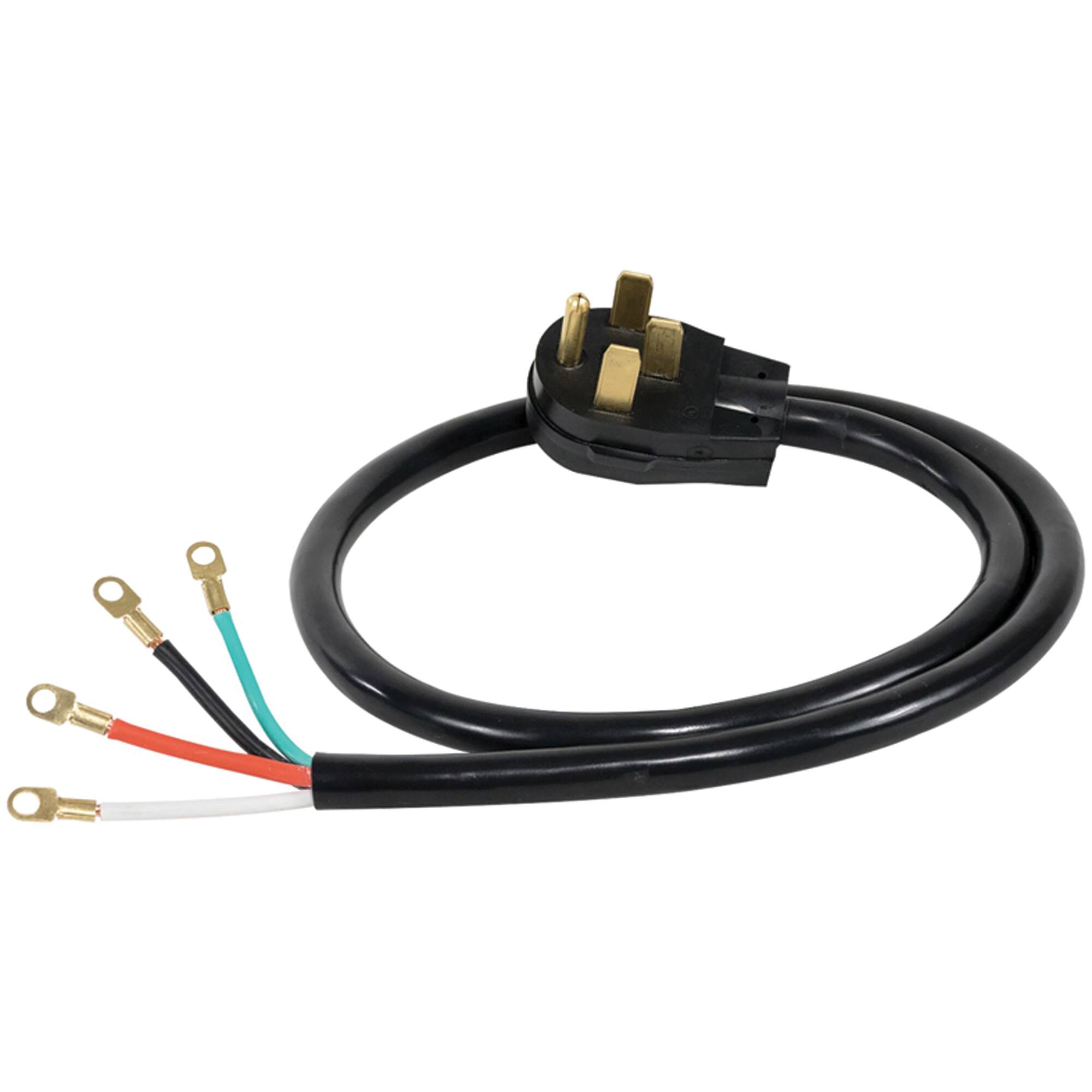 Alt View 2. Certified Appliance Accessories - 4-Wire Eyelet 50 Amp Range Cord 4 ft.