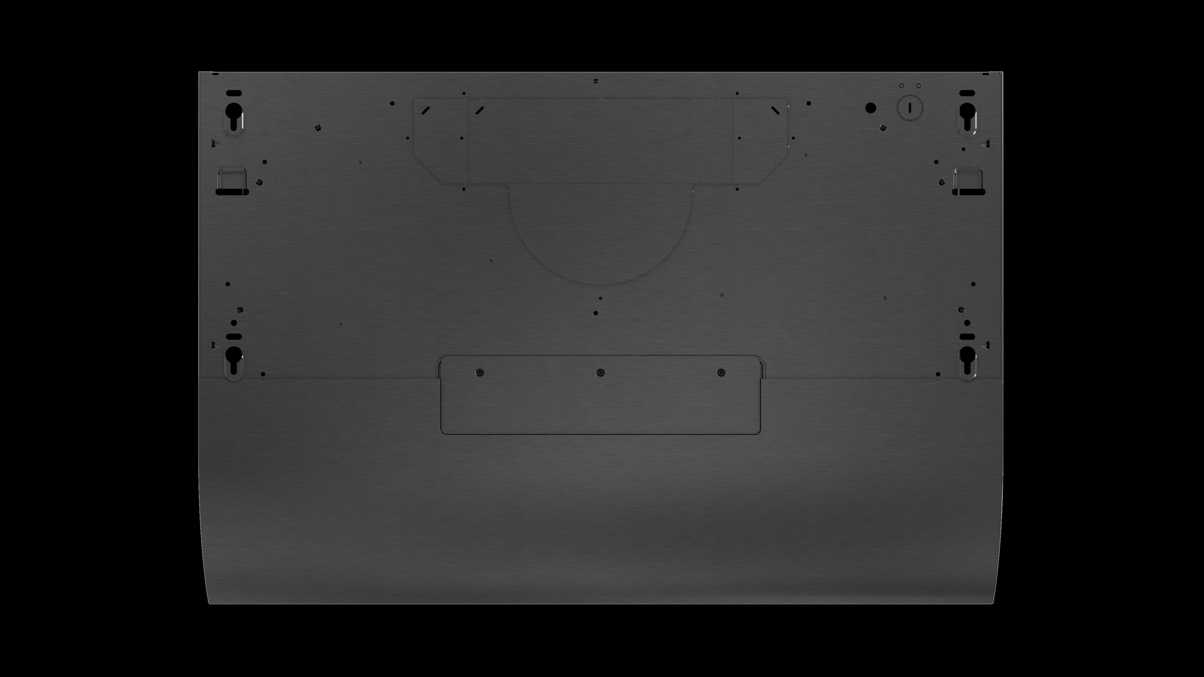 Alt View 4. Broan - Alta 30-Inch 350 MAX Blower CFM 1.5 Sones Black Stainless Range Hood - Stainless Steel.