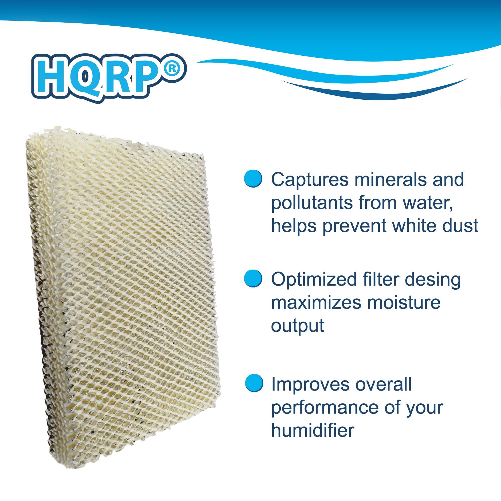 HQRP®

- Captures minerals and pollutants from water, helps prevent white dust
- Optimized filter design maximizes moisture output
- Improves overall performance of your humidifier