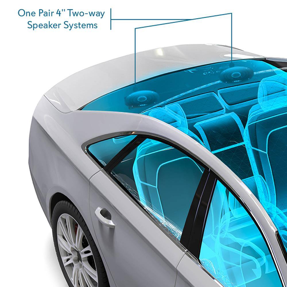 One Pair 4" Two-way Speaker Systems