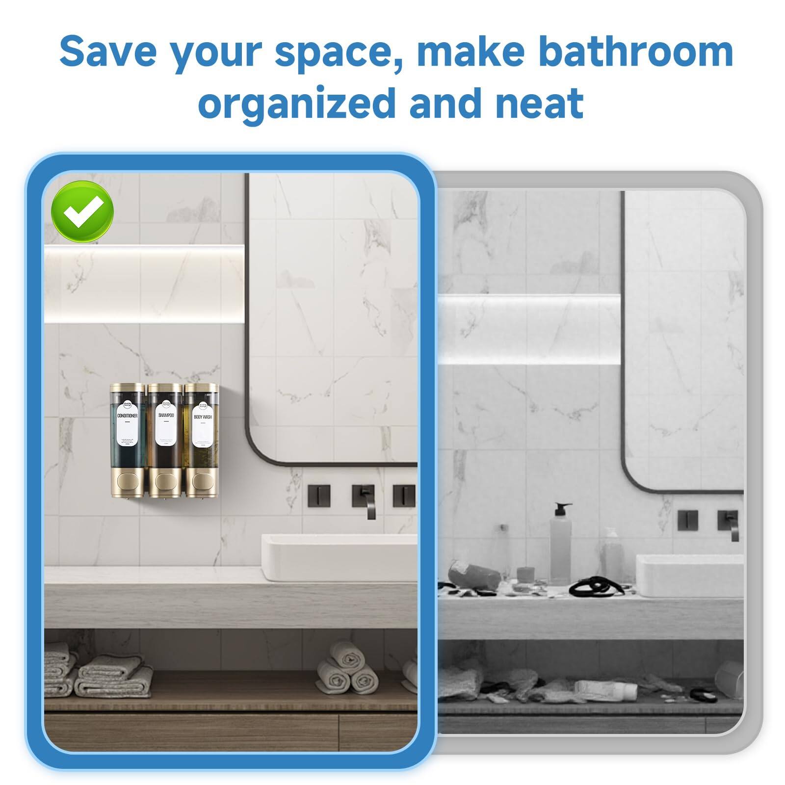 Save your space, make bathroom organized and neat