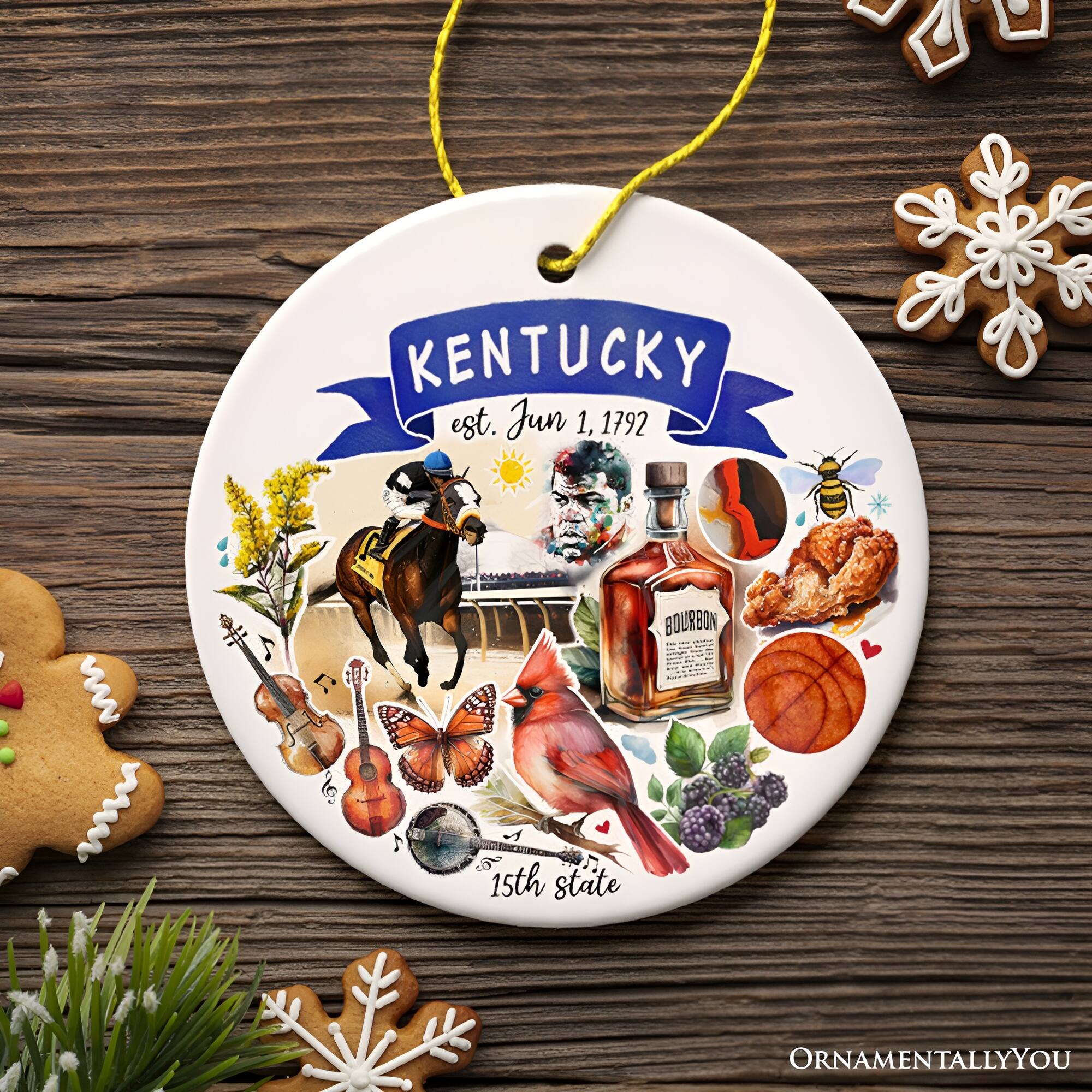 KENTUCKY  
est. Jun 1, 1792  
15th state  

ORNAMENTALLY YOU