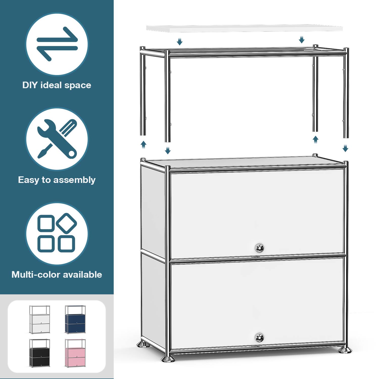 DIY ideal space  
Easy to assemble  
Multi-color available