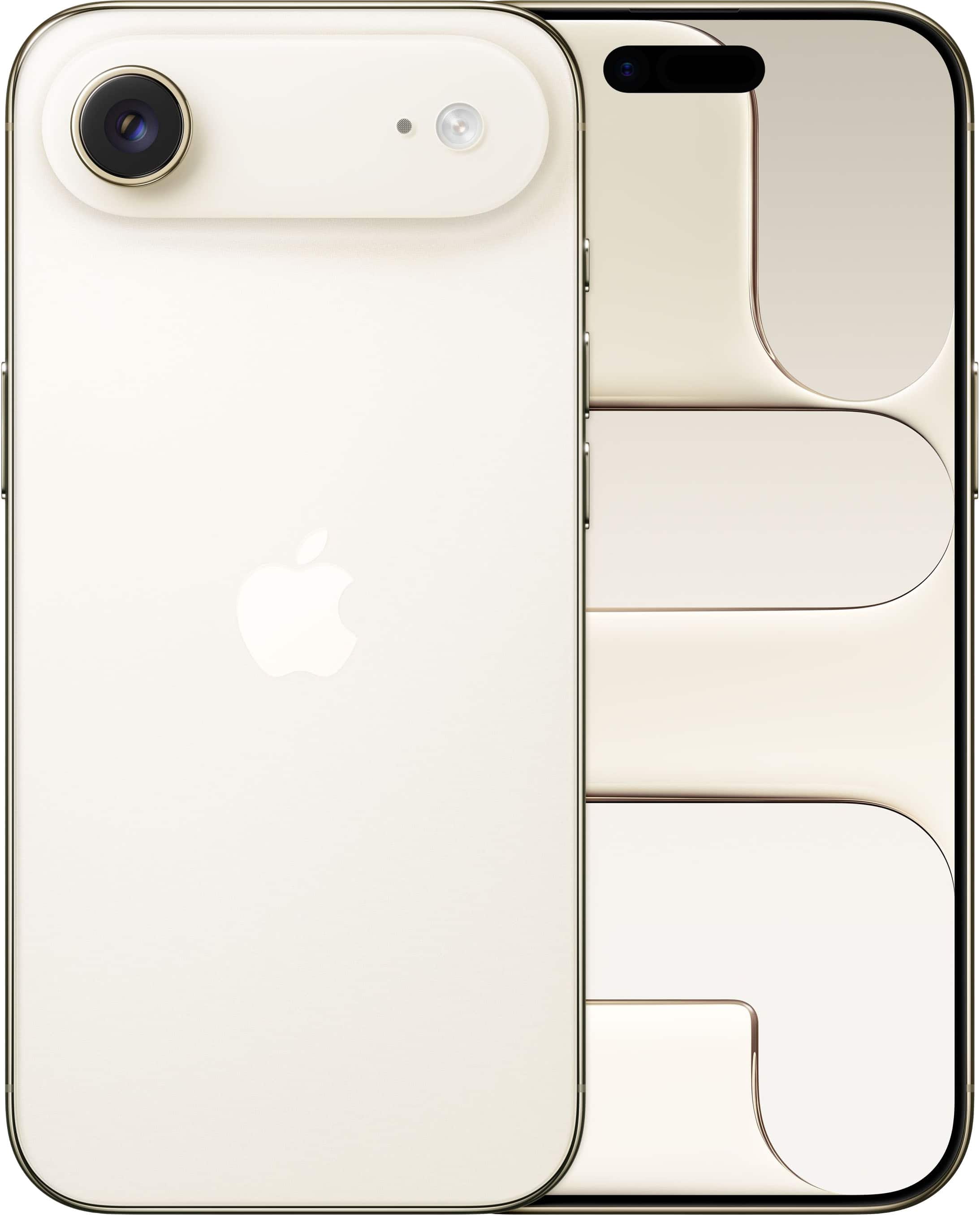 Front. Apple - iPhone Air 256GB - Light Gold.