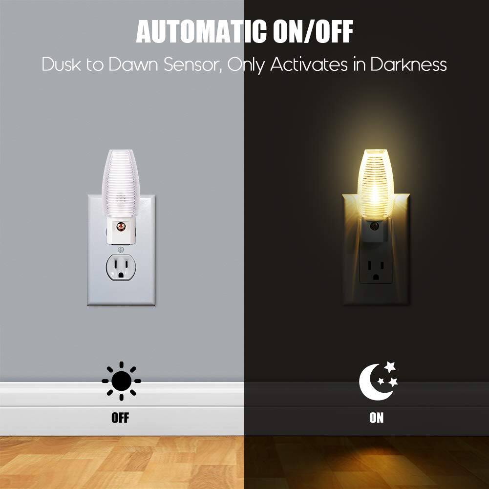 AUTOMATIC ON/OFF  
Dusk to Dawn Sensor, Only Activates in Darkness  
OFF ON