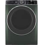 GE Profile - 7.8 Cu. Ft. Stackable Smart Electric Dryer with Steam and Sanitize Cycle - Jade Green