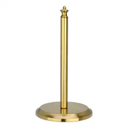 Akicon - Paper Towel Holder Stand for Dining Room Table and Kitchen Countertop - Brushed Gold