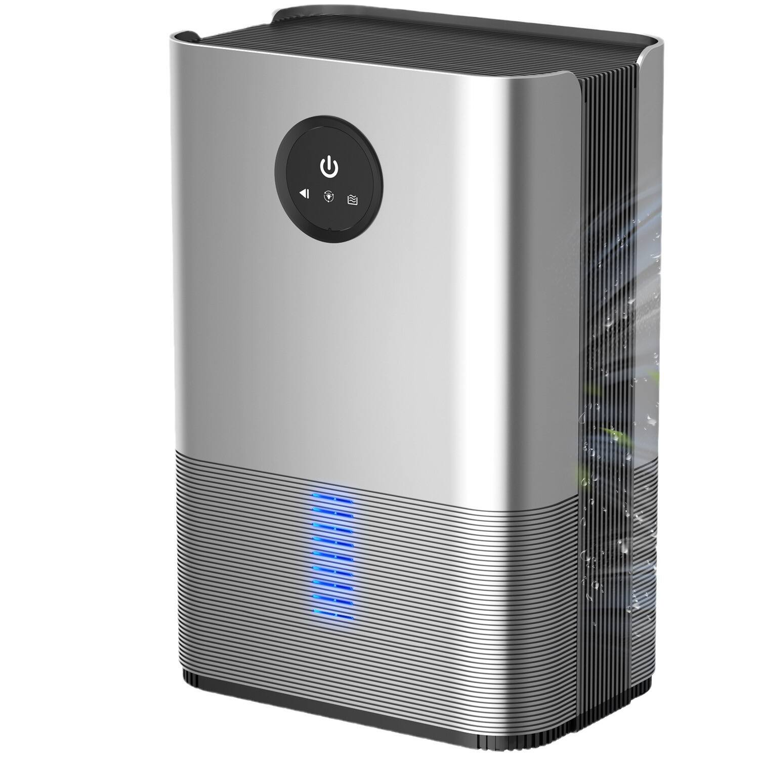 Front. Cluzine - Compact Dehumidifier with 34oz/day Capacity, Smart Humidity Control & Quiet Operation.