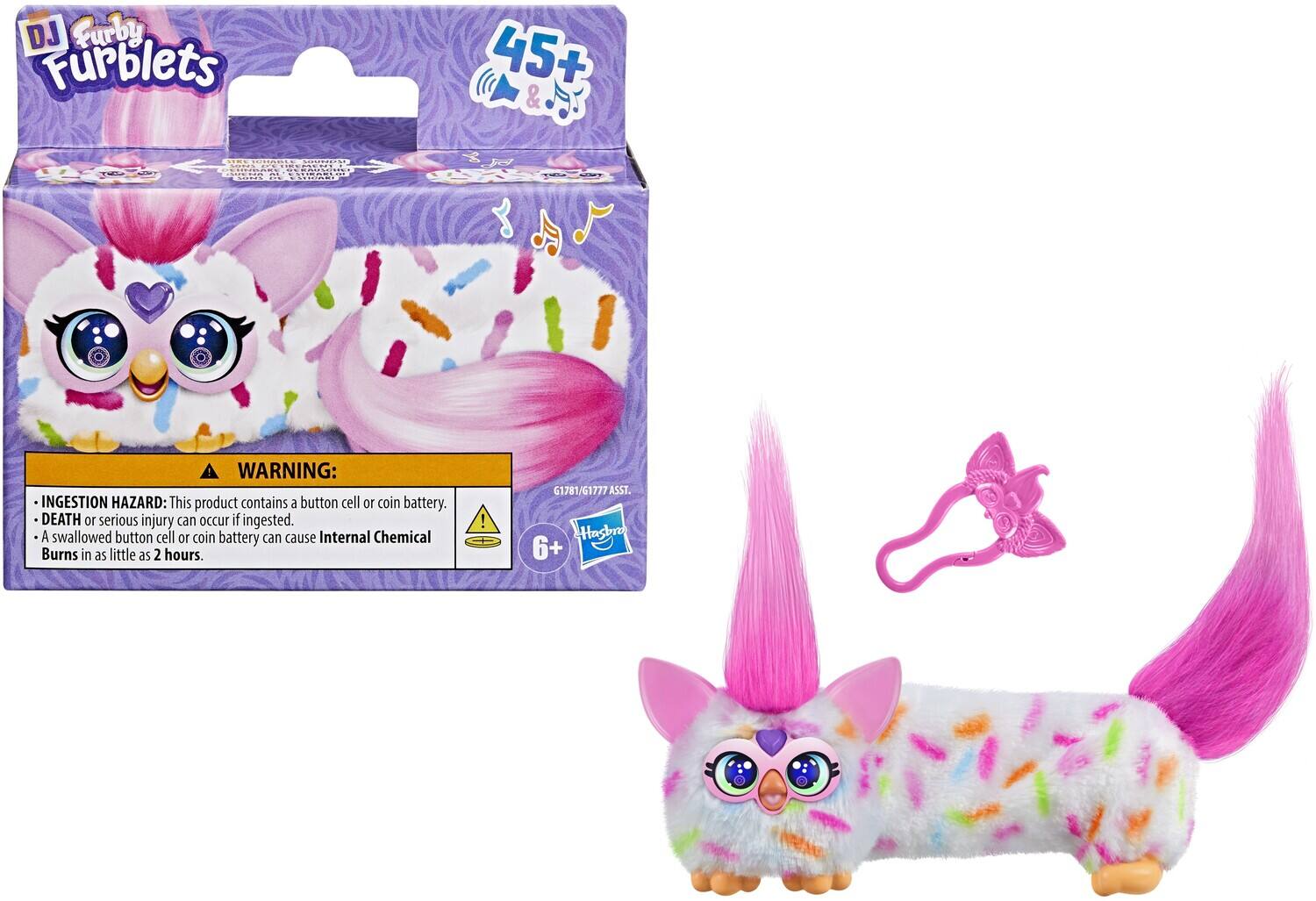 Hasbro Collectibles - Furby - DJ Furblets - Berry-Cup-Cake - COLLECTIBLES