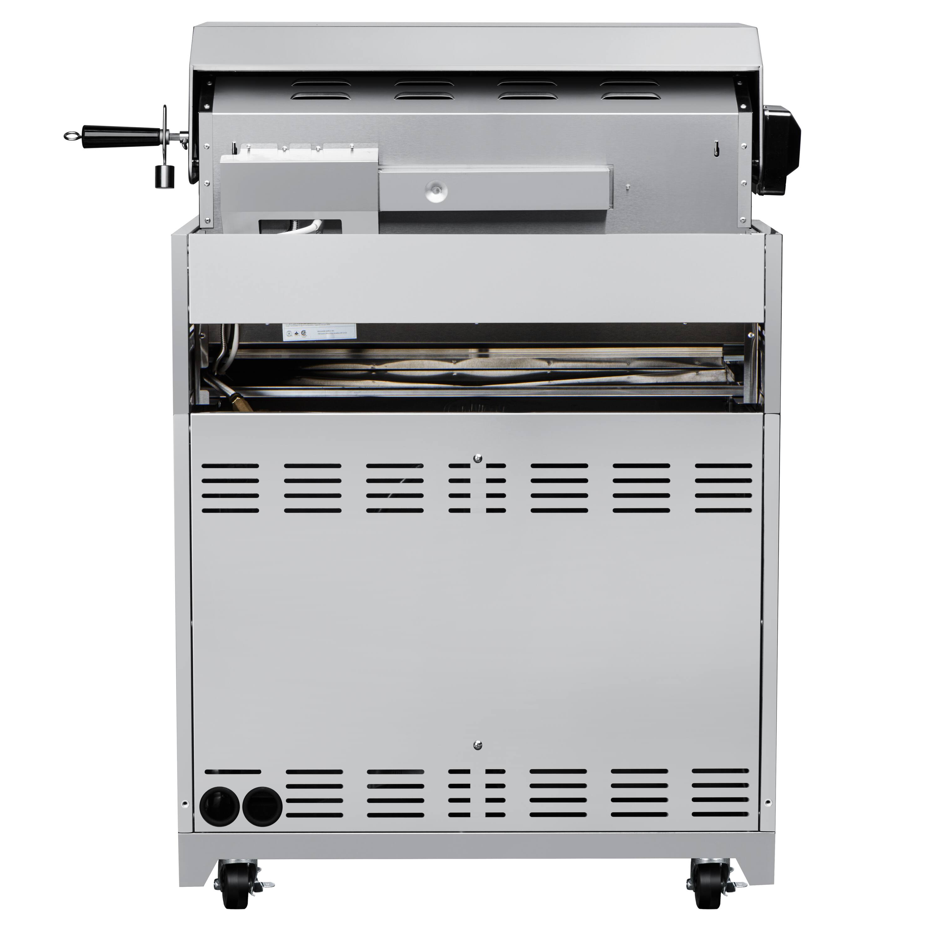 Alt View 2. Koolmore - 32 in. Outdoor Stainless-Steel Cabinet for Built-in BBQ Grill with 2 Drawers (KM-OKS-BQ30CAB) - Stainless Steel.