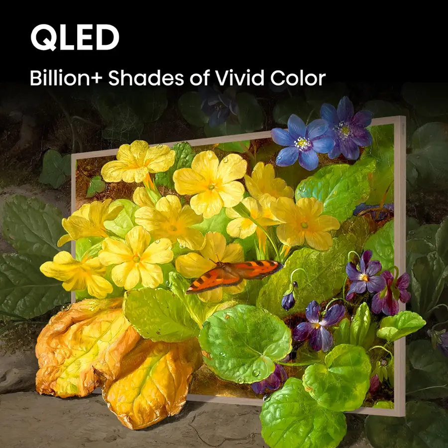 QLED Billion + Shades of Vivid Color