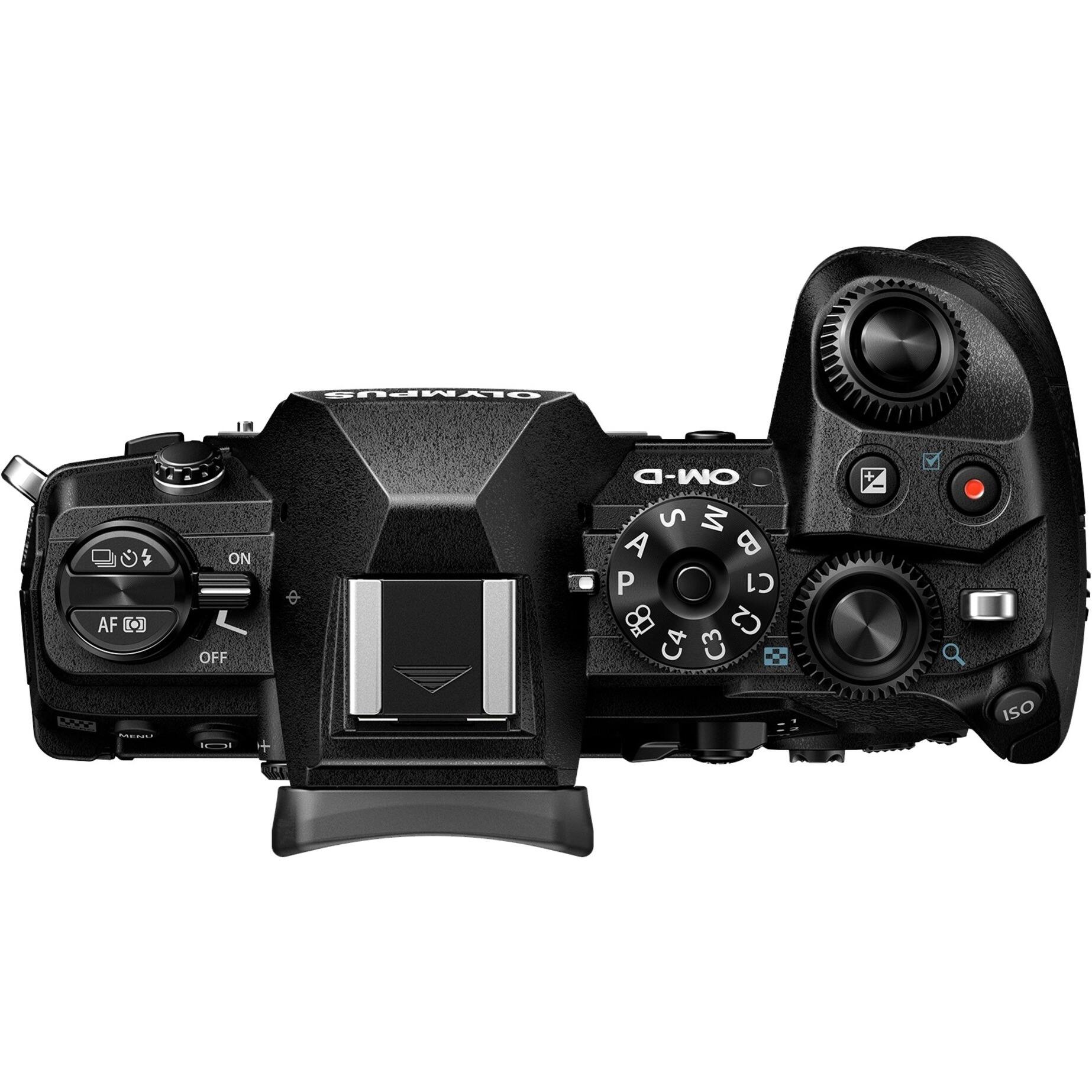 Alt View 14. Olympus - OM-D E-M1 Mark III 4K Video Mirrorless Camera Body Only - Black.