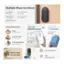 Multiple Ways to Unlock: Keypad, Wi-Fi Remote, Entry Access, Bluetooth Voice Control, Access with PIN, 1, 4, 1, a topo, 2, 1, 5 e a G a a Backup Keys, Customized Access, Family: Permanent Code, App: Anywhere Control, Unlock & Lock, Lasts up to 7 Months, 4 AA Batteries (Included) \* Guests & Friends: One-Time Code, Detailed Activity Log, Last Service/Maintenance: Scheduled Code, Real-Time Alerts, Never Forget to Lock Again - Auto-Lock, Easy Installation, IP54 Weatherproof.