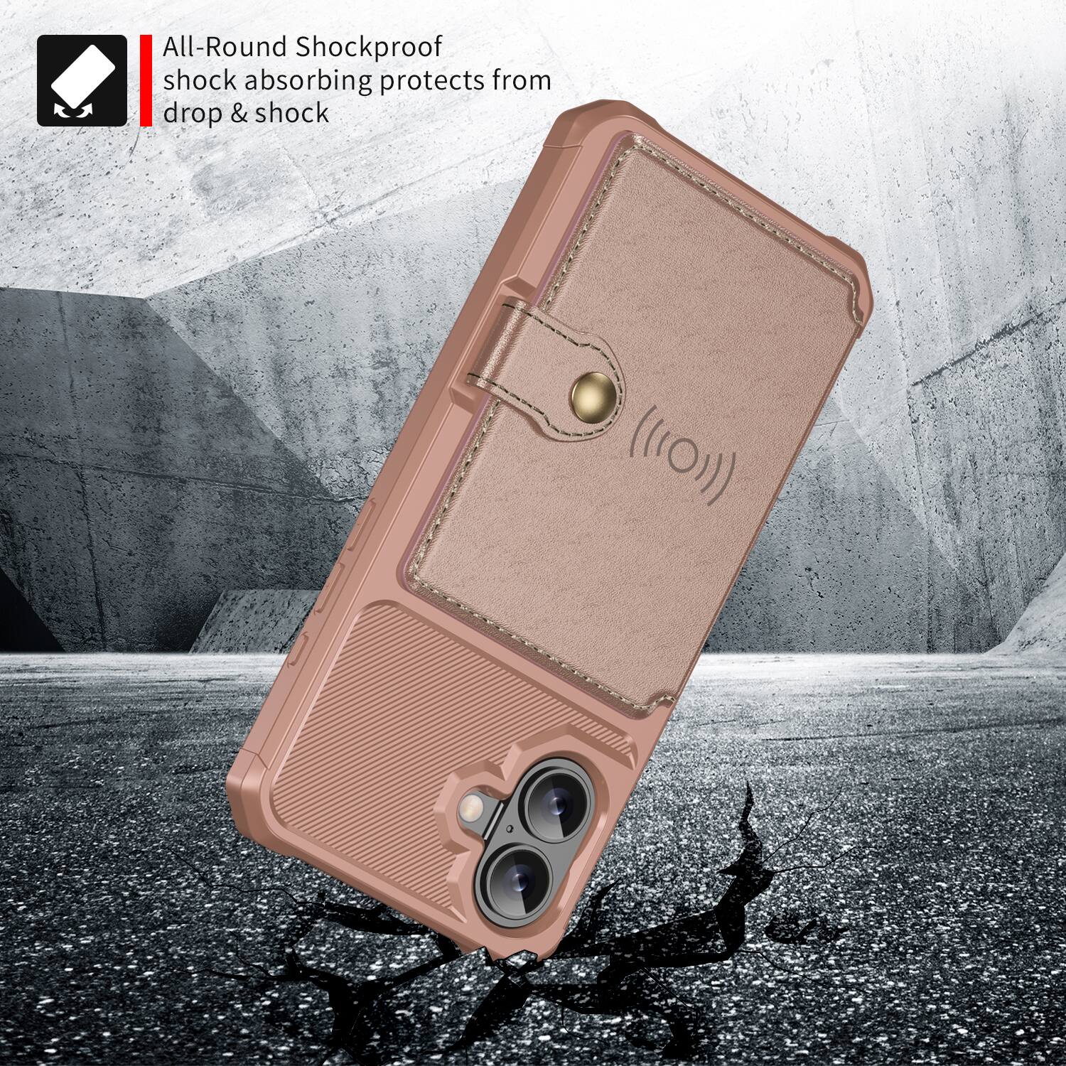 All-Round Shockproof shock absorbing protects from drop & shock