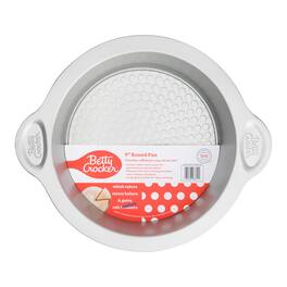 Betty Crocker - Carbon Steel 12.5 x 10.5 x 2 Inch Round Cake Pan - Silver