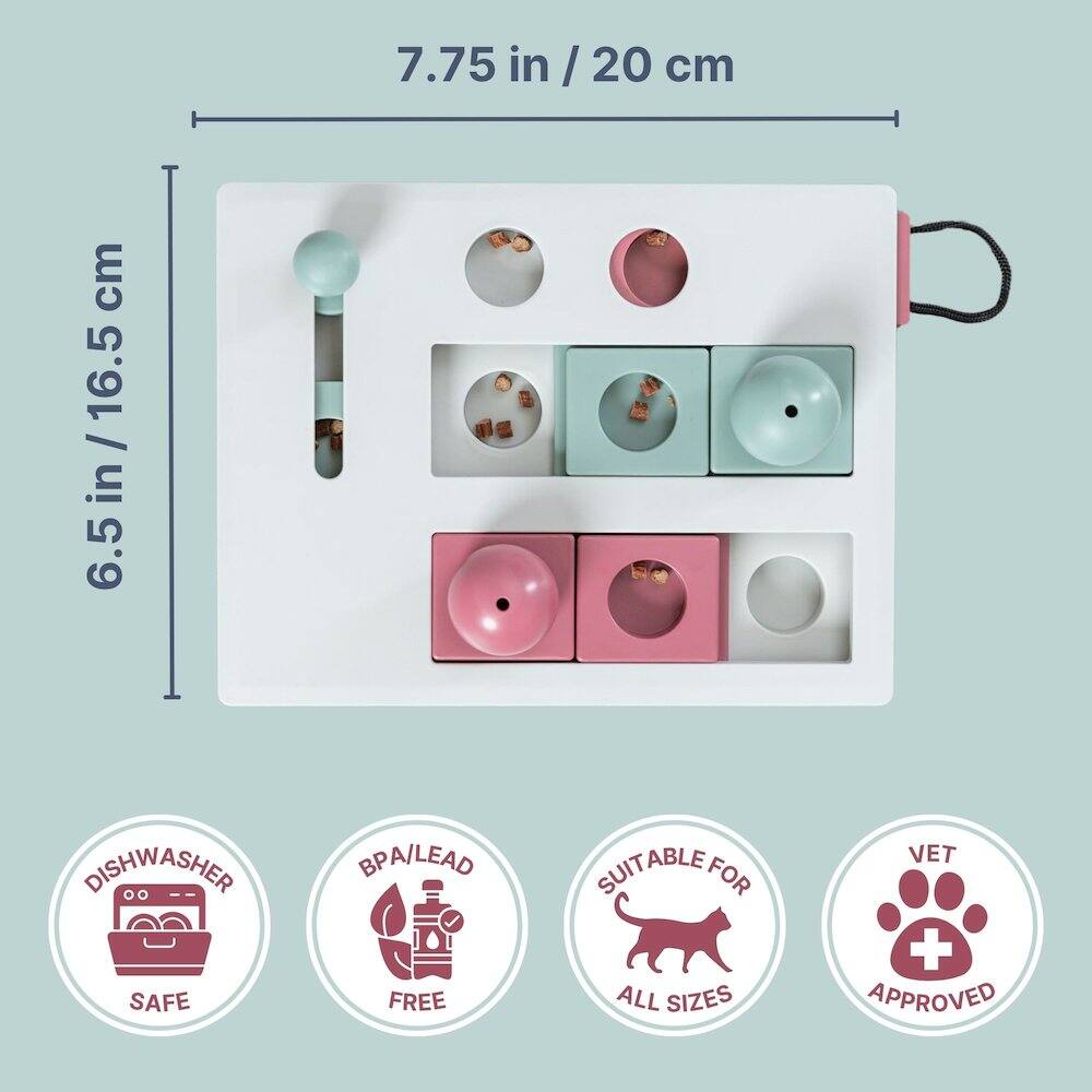 7.75 in / 20 cm  
6.5 in / 16.5 cm  

DISHWASHER SAFE  
BPA/LEAD FREE  
SUITABLE FOR ALL SIZES  
VET APPROVED