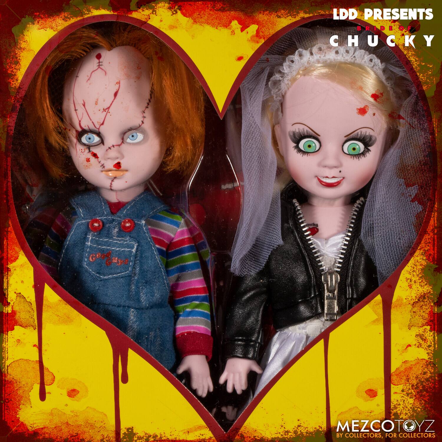 PopMarket Mezco Bride of Chucky LDD Presents Chucky and