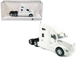 HO Logistics Replicas - Kenworth T680 Sleeper Cab 1/87 (HO) Plastic Model Car by HO Logistics - White