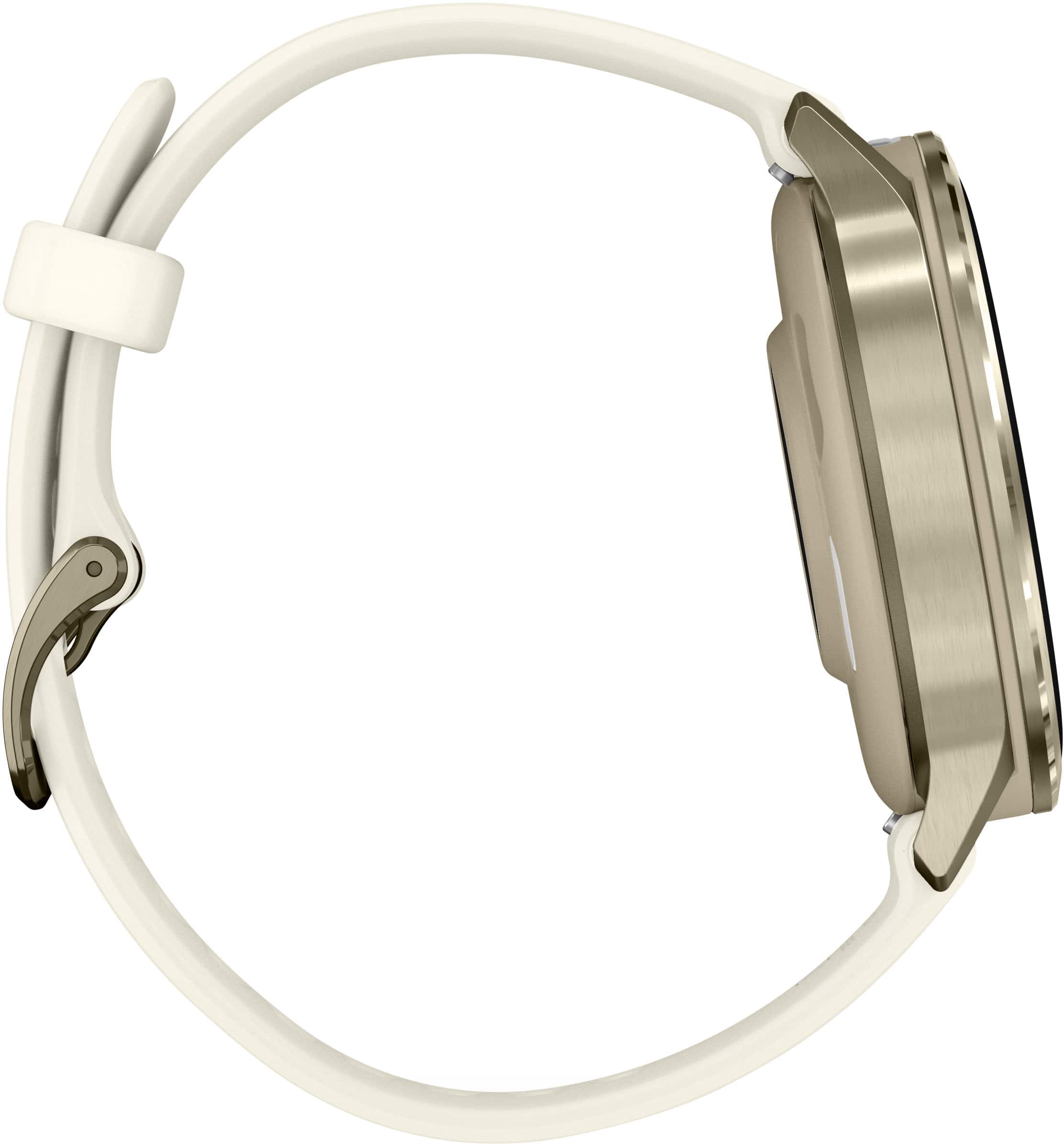 Alt View 5. Garmin - Venu 4 GPS Smartwatch 41 mm Fiber-reinforced polymer - Lunar Gold.