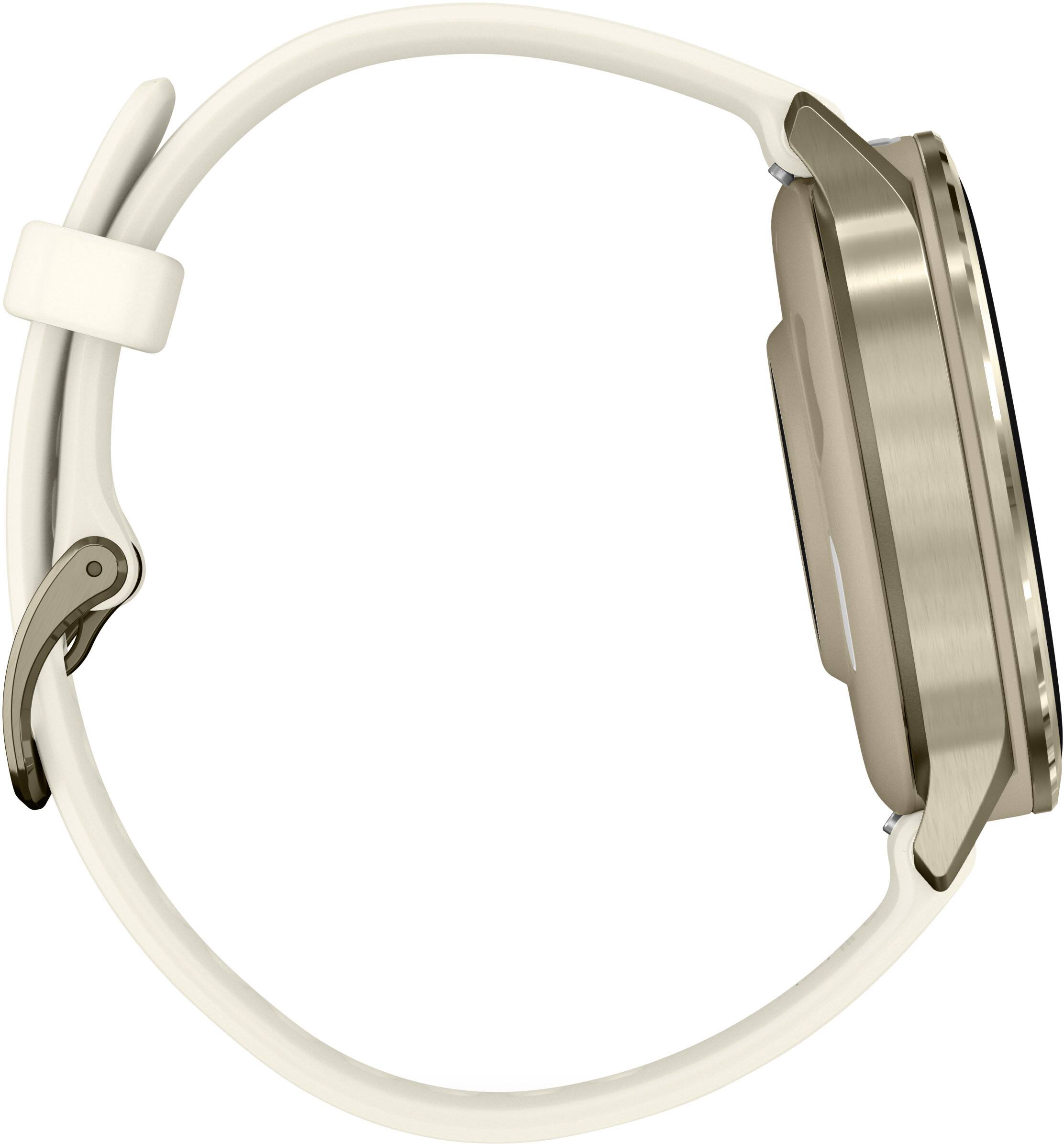 Alt View 5. Garmin - Venu 4 GPS Smartwatch 41 mm Fiber-reinforced polymer - Lunar Gold.