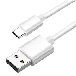 Kitcheniva - Premium USB-A to Type-C Fast Charging Sync Cable for IPhone Android 6Ft Pack 2 - White