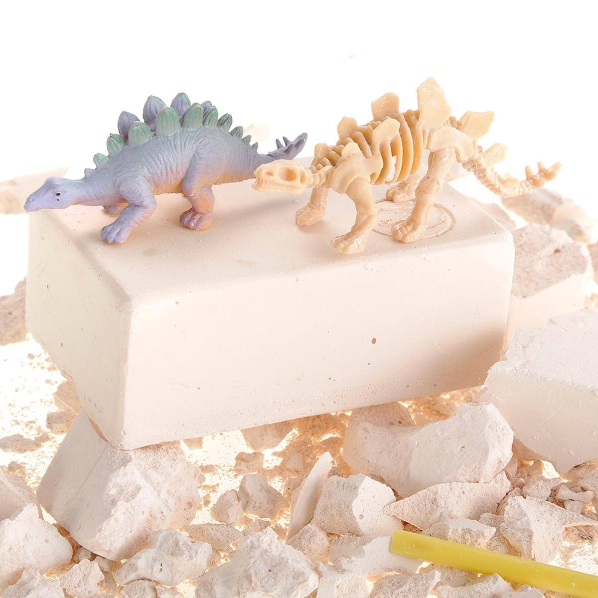 Alt View 2. JuzToys - Dinosaur Skeleton Fossil Excavation Kit Toy, Pack Of 12 Variety - Multi.