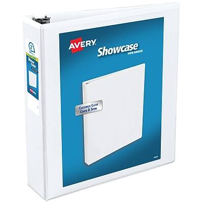 Avery Showcase View Binders  
Custom Glass Cover & Spine