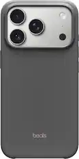 Front. Beats - iPhone 17 Pro Case with MagSafe and Camera Control - Granite Gray.
