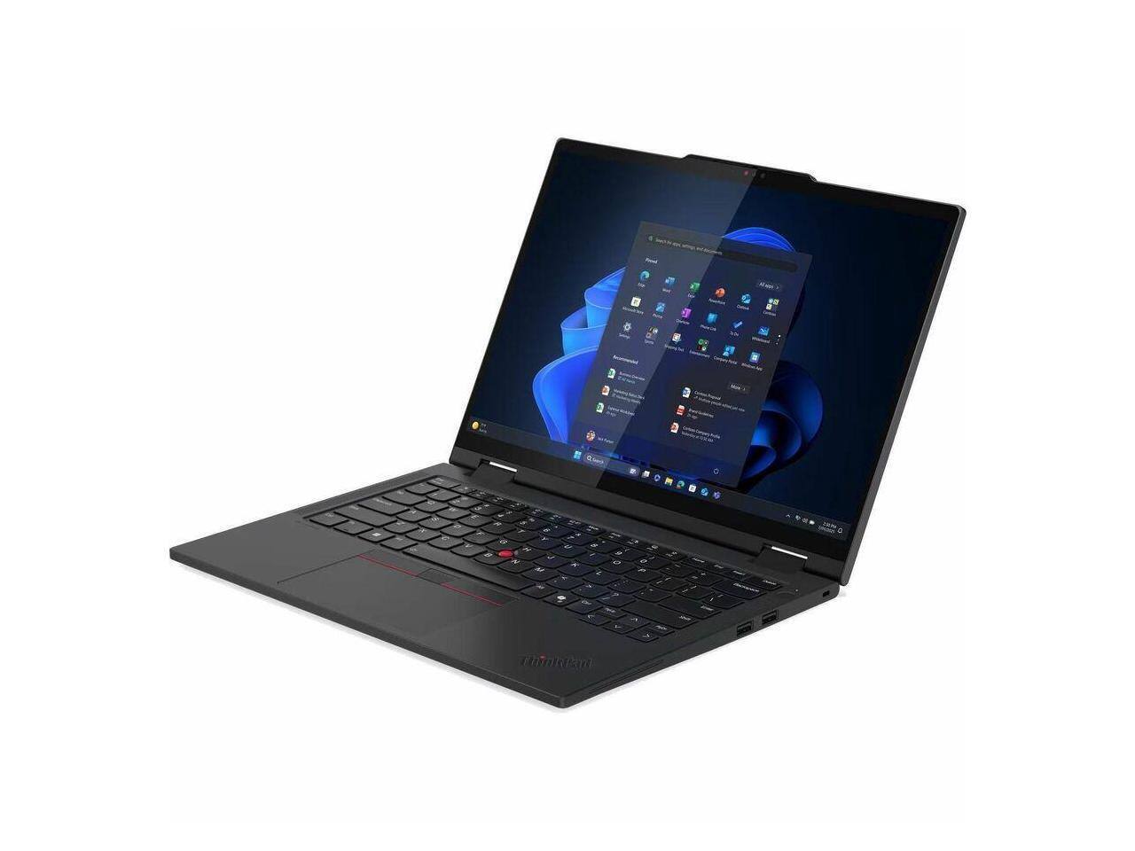 Alt View 4. Lenovo - Lenovo ThinkPad T14s Gen 1 21R30012US 14" Touchscreen 2-in-1 - Intel Core Ultra 7 265U - 32 GB - 1 TB SSD - Black - Black.