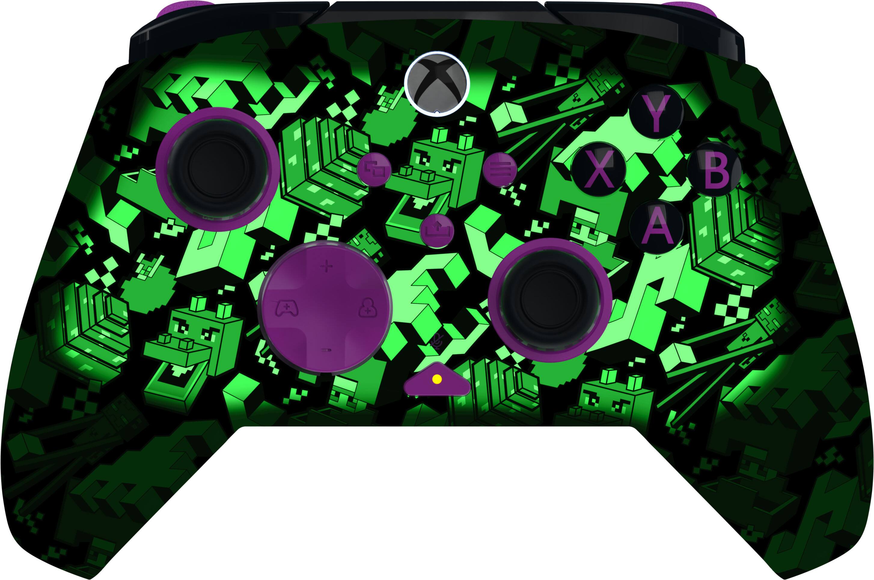 Alt View 8. Turtle Beach - Rematch Wireless RGB Gaming Controller for XBOX Series X|S, XBOX One, & Windows - Minecraft.