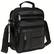 Front. Acteck - Large Crossbody Shoulder Bag Leather Sling Bag for Men Anti-Theft Travel Chest Purse - Black.