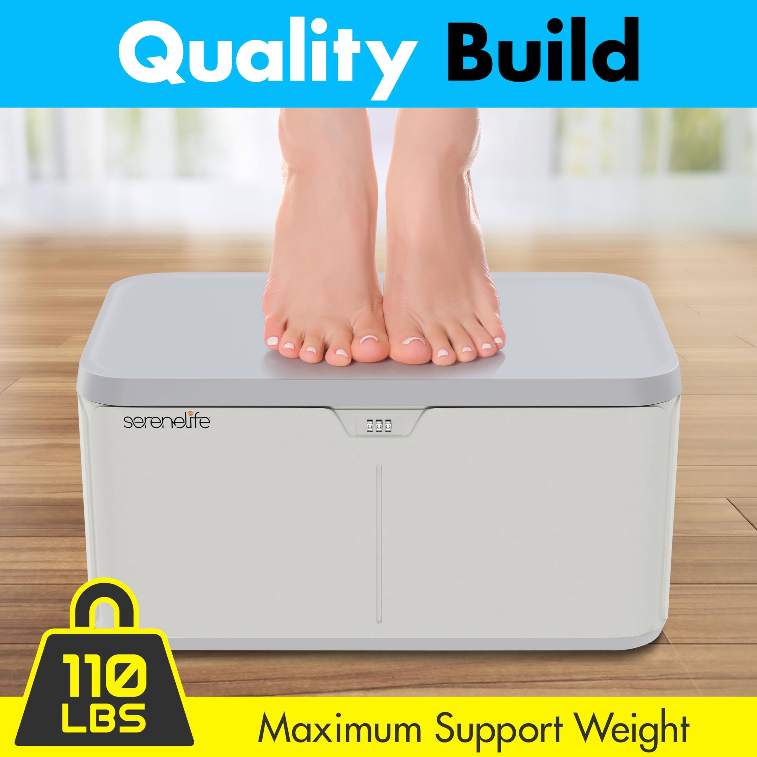 Quality Build  
serenelife  
110 LBS Maximum Support Weight
