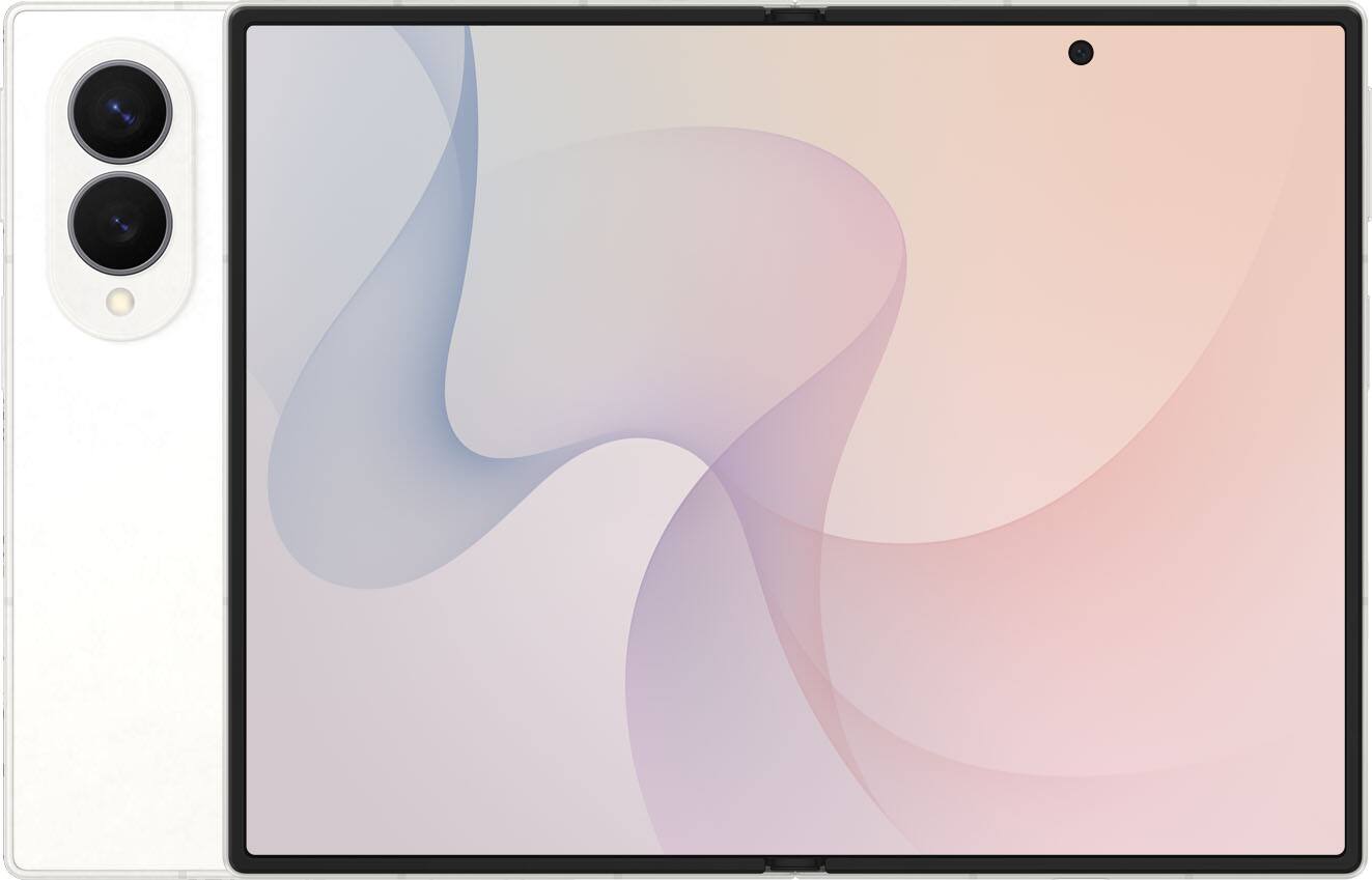 Front. Samsung - Galaxy Z Fold8 512GB - Cream.