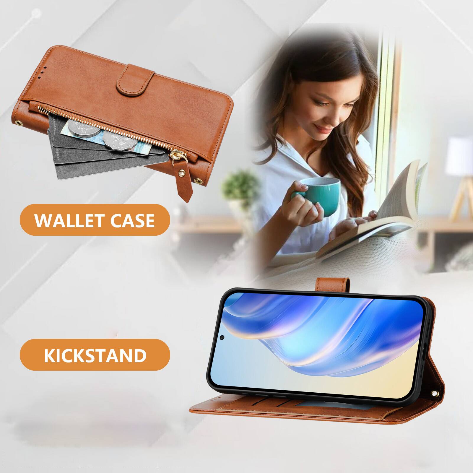 WALLET CASE  
KICKSTAND