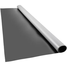 VEVOR - Dance Floor, 6.6x11.8ft Dance Floor Roll,0.06in Thick PVC Vinyl Dance Floor,Black/Grey Reversible Portable Dance Floor - Grey;Black