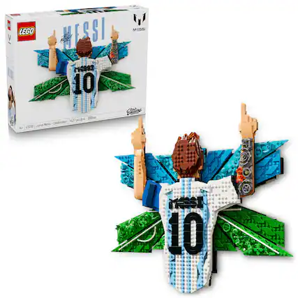 LEGO Messi y Messi PntRS 10 Cditiens 1427 pcs/pzs Messi Celebration 43018 Lionel Messi Celebration 14+