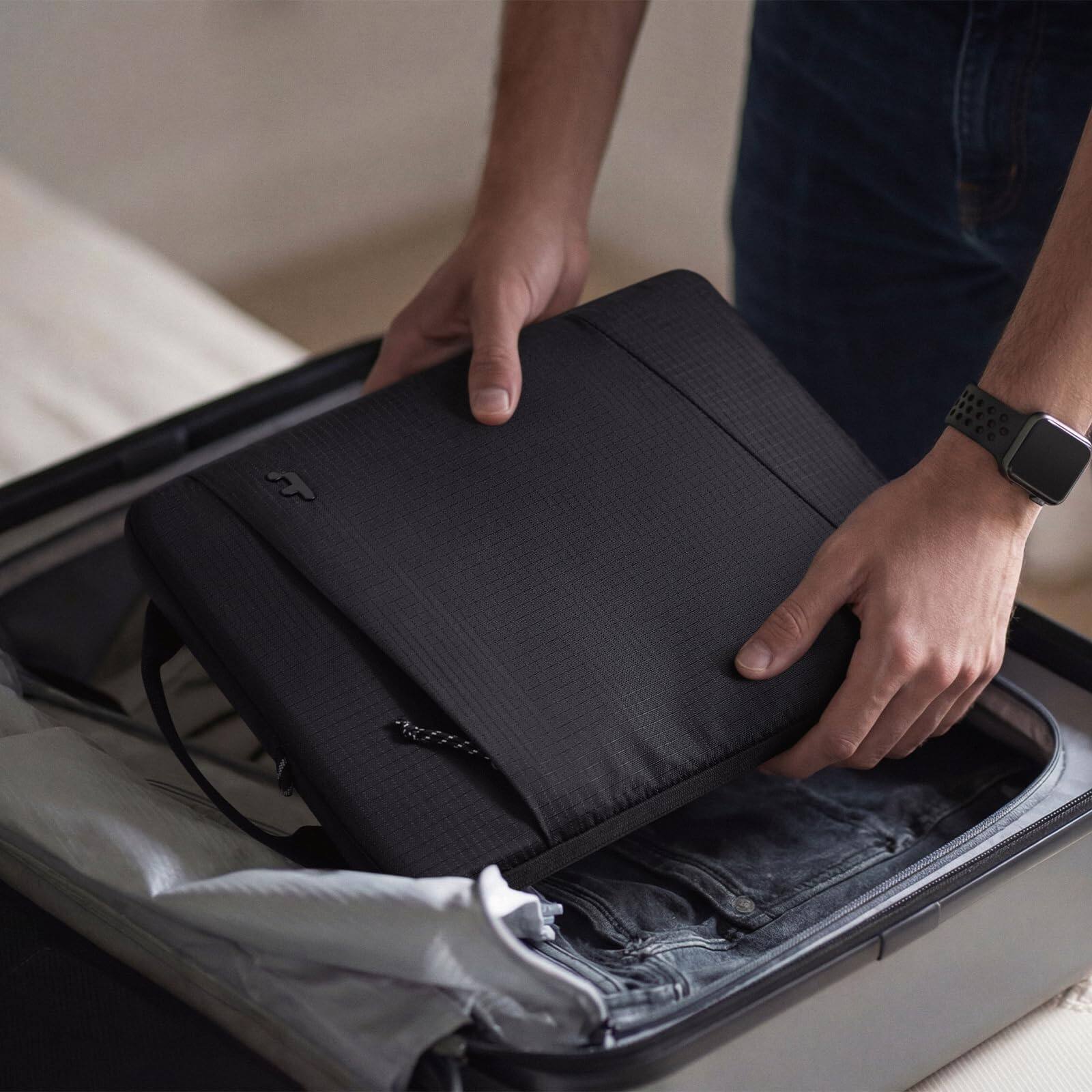 Alt View 7. tomtoc - Essence-A35 360° Protective Laptop Sleeve Case for 13.5-14.4 inch HP Dell Acer ASUS Lenovo ThinkPad Laptop Notebook - Black.