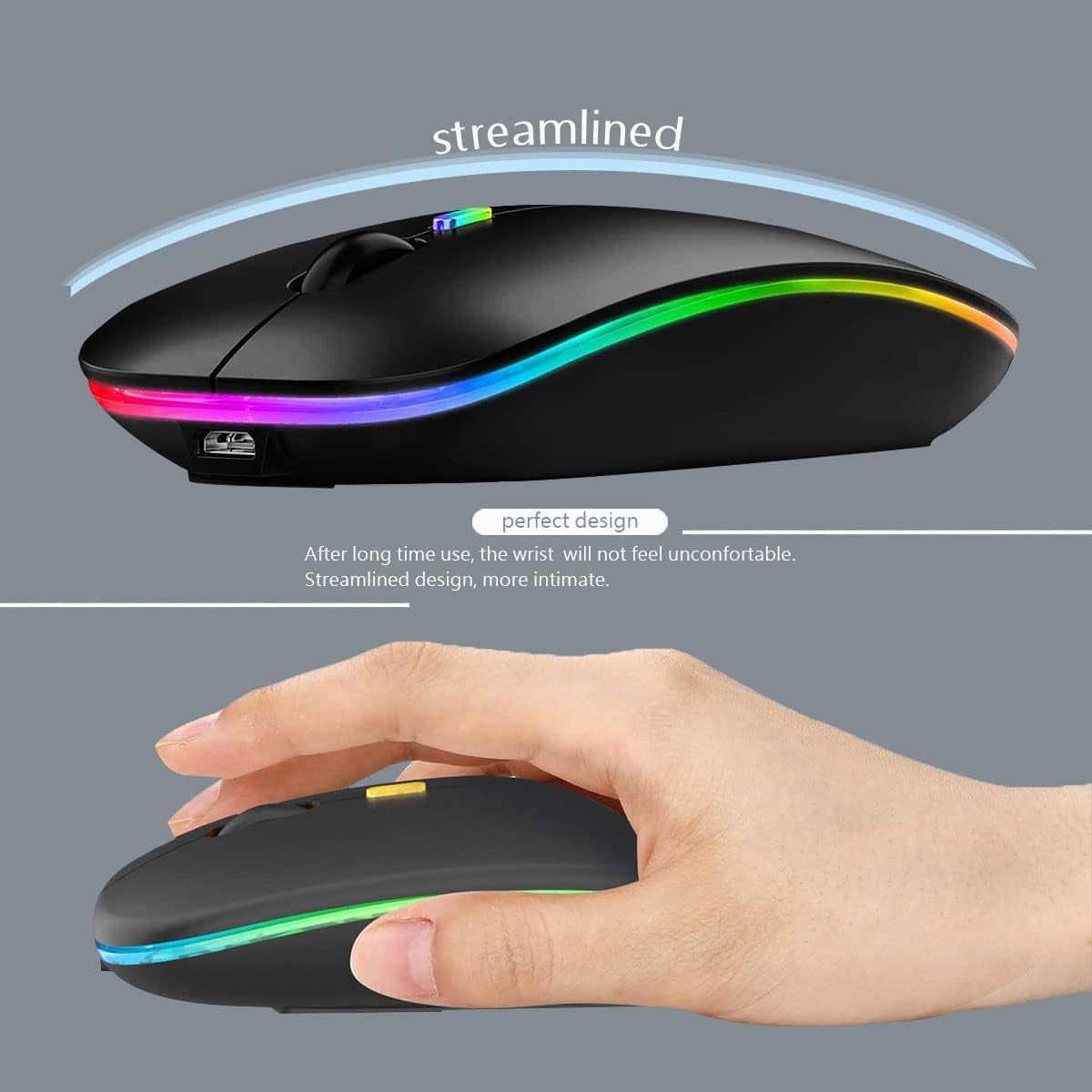 streamlined
perfect design
After long time use, the wrist will not feel uncomfortable.
Streamlined design, more intimate.