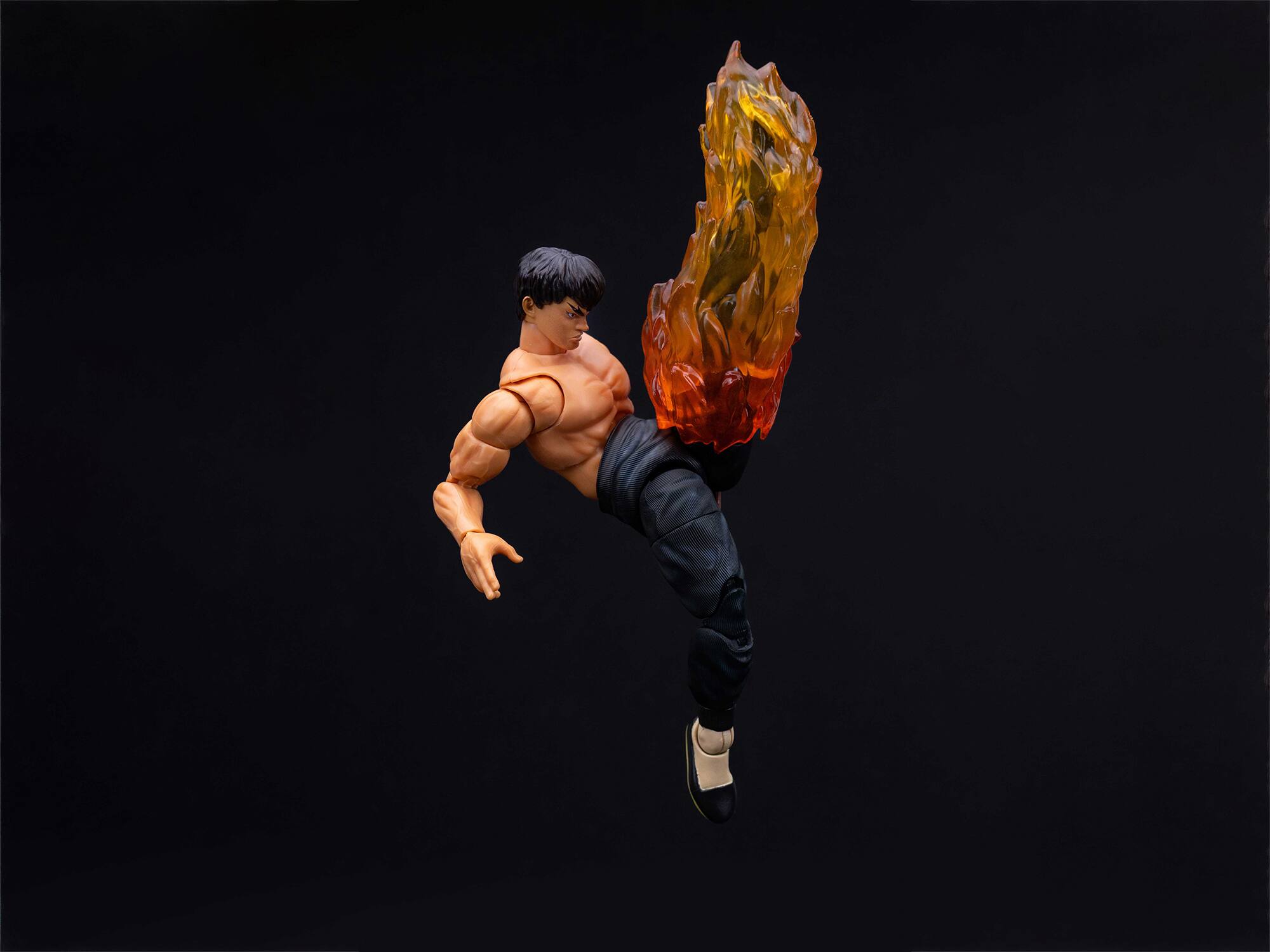 Alt View 6. Jada - Fei Long 6" Moveable Figure w/Accessories and Alternate Head & Hands "Ultra Street Fighter II" (2017) Video Game by Jada.