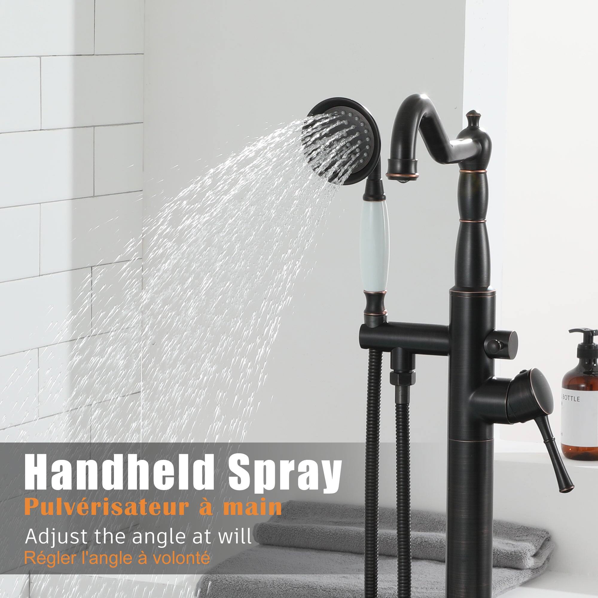 OTTLE, Handheld Spray, Pulvrisateur à main, Adjust the angle at will, Régler l'angle à volonté