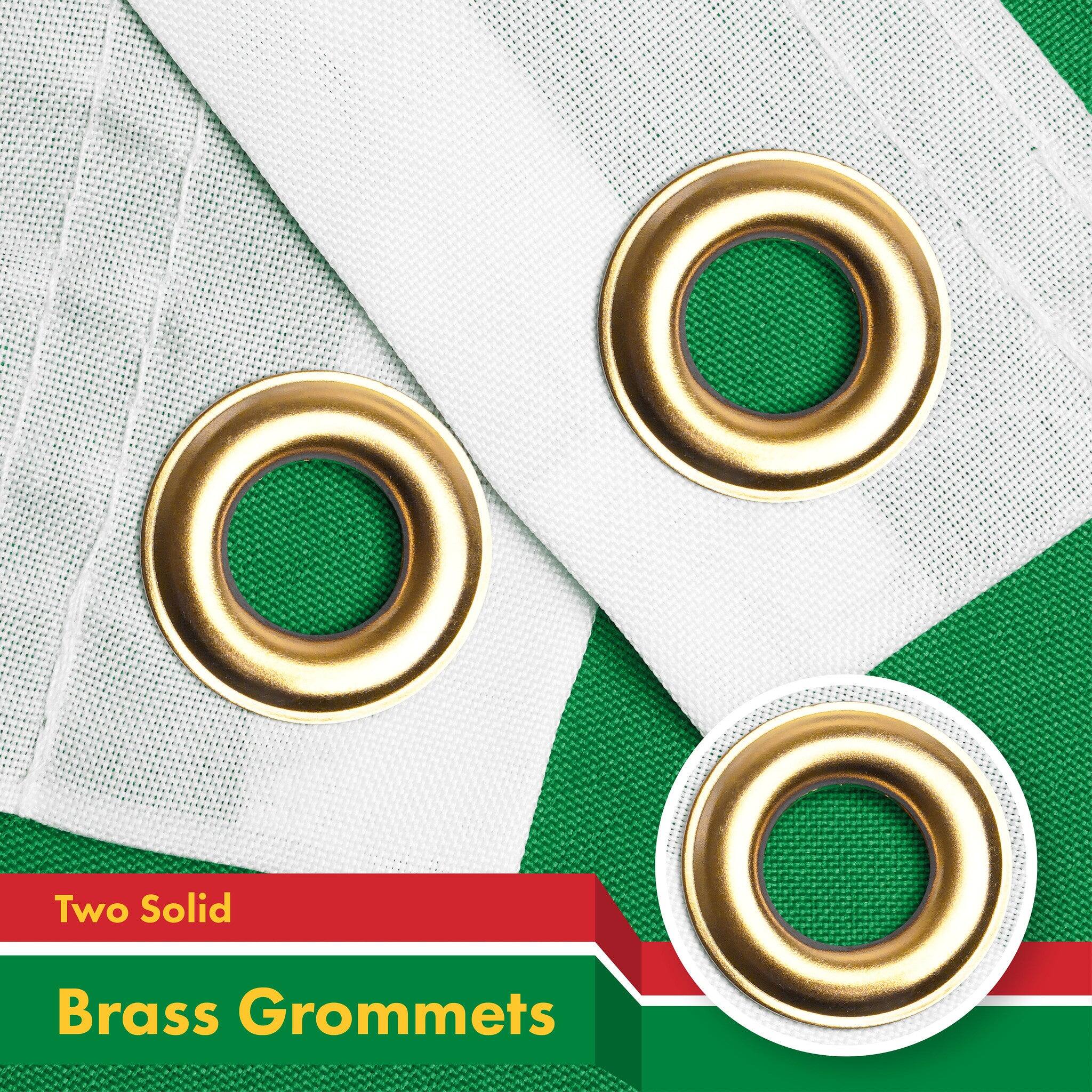 Two Solid Brass Grommets